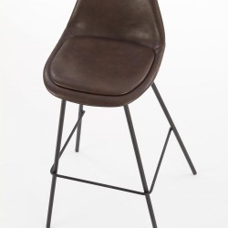 Фото1.Барный стул Halmar H-90 Темно-коричневый 38/48/94 см